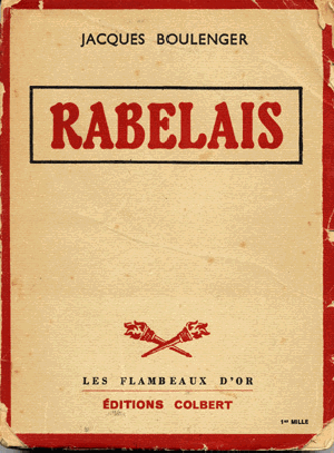 Rabelais par Jacques Boulenger