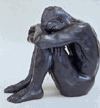 "Le jeune homme de l'Apocalypse" sculpture en Bronze de Pierre-Yves Trémois